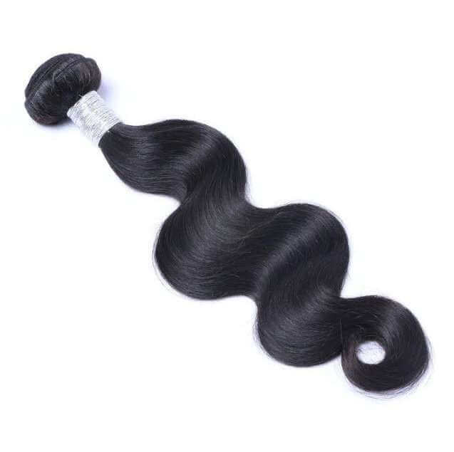 Human Hair Virgin Brazilian Body Wave 10 Inch Natural Color